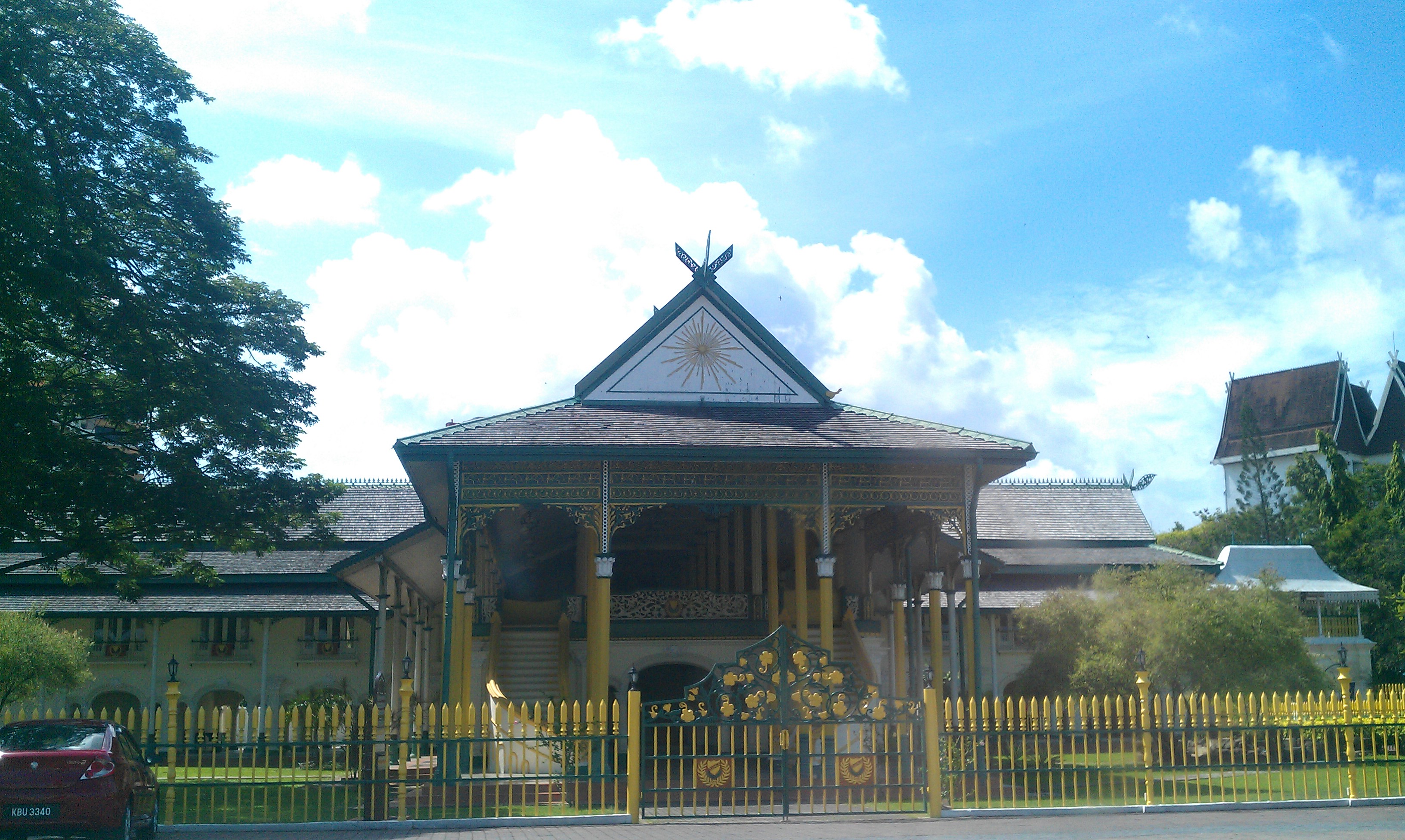The exterior of Balai Besar in Alor Setar.