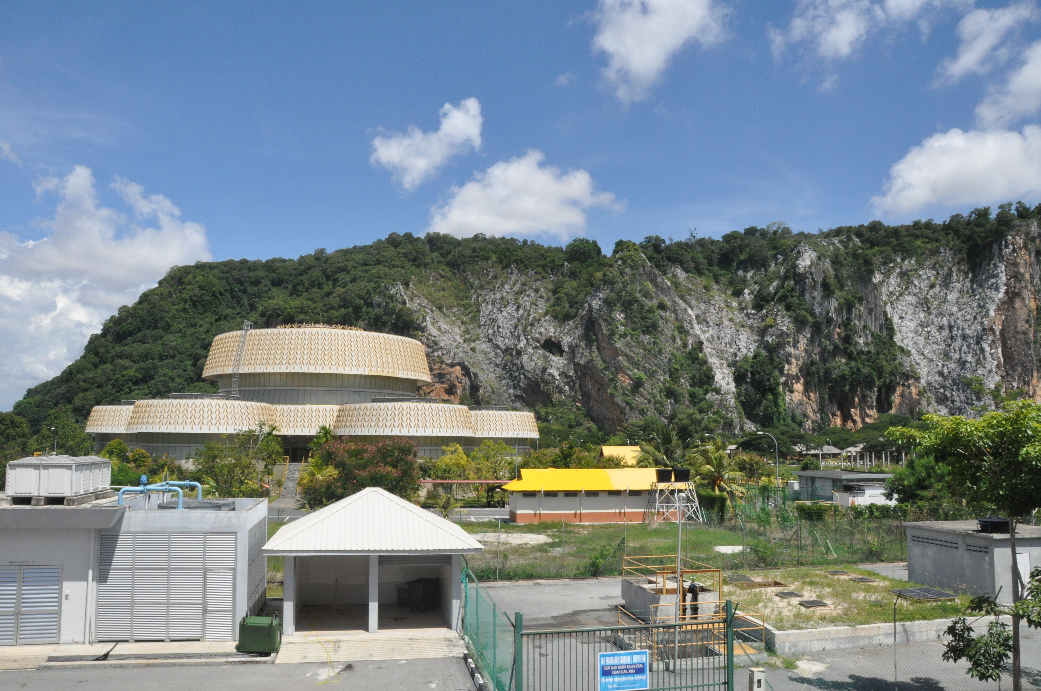 The distinctive exterior of Muzium Padi.