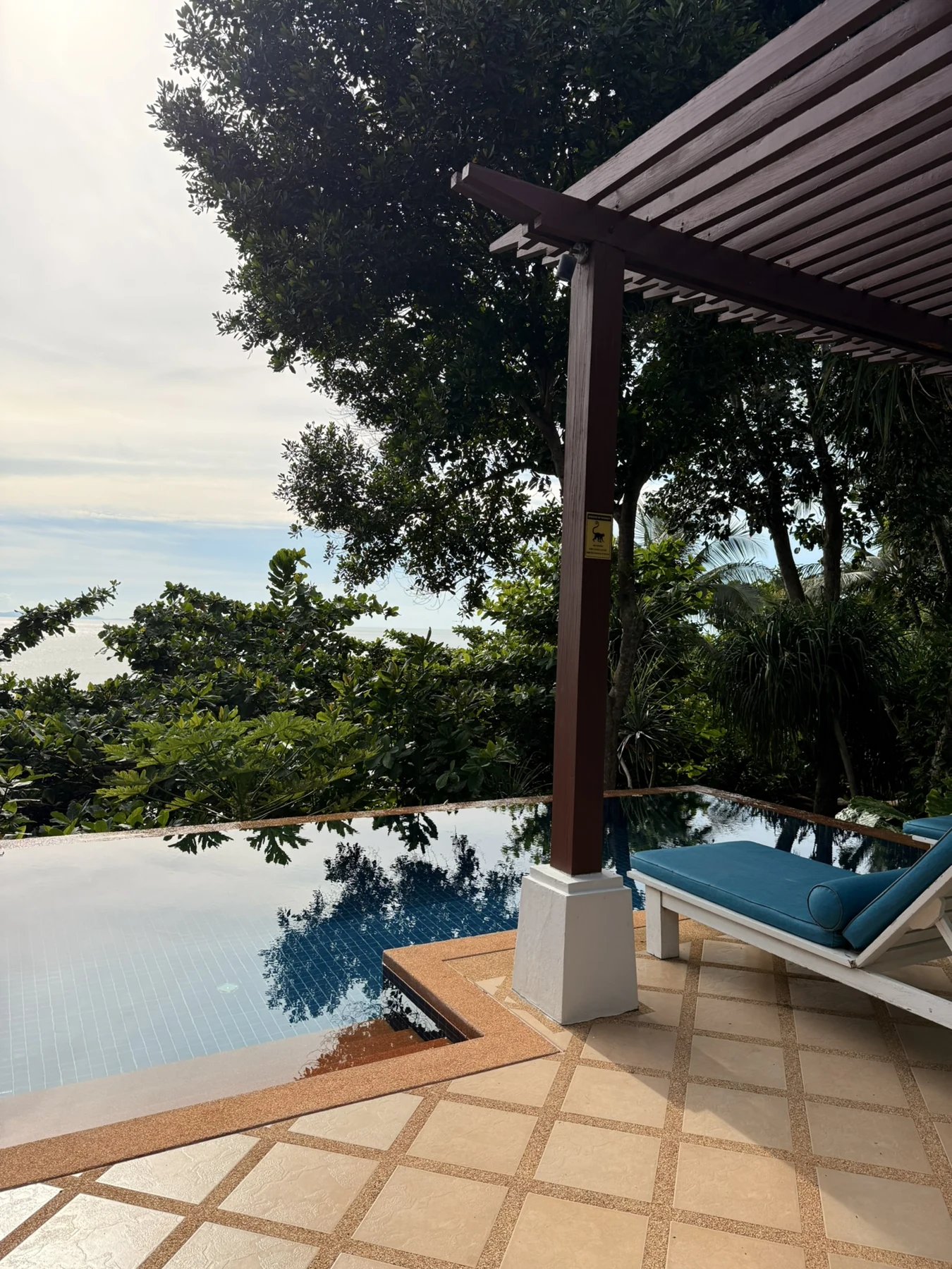 Pool overlooking the sea at Avani+ Koh Lanta Krabi Resort, Thailand, during Naim Ali’s June 2025 stay.