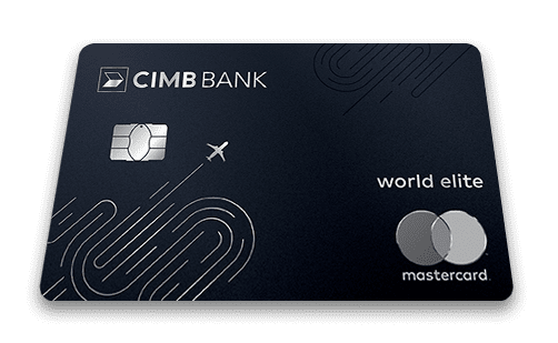 CIMB Travel World Elite card, official Malaysian issuer image