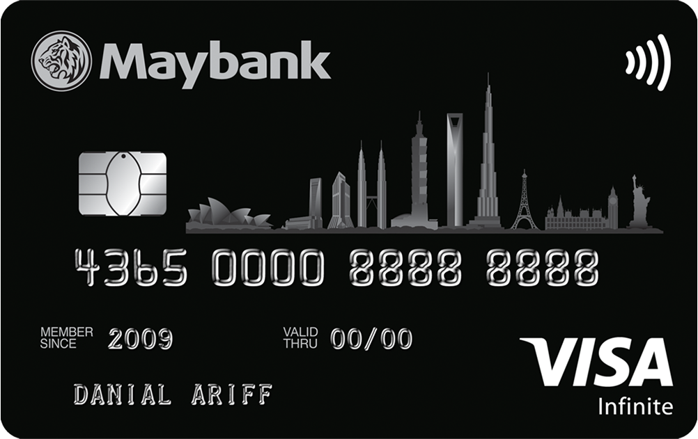 Maybank Visa Infinite card, official Malaysian issuer image