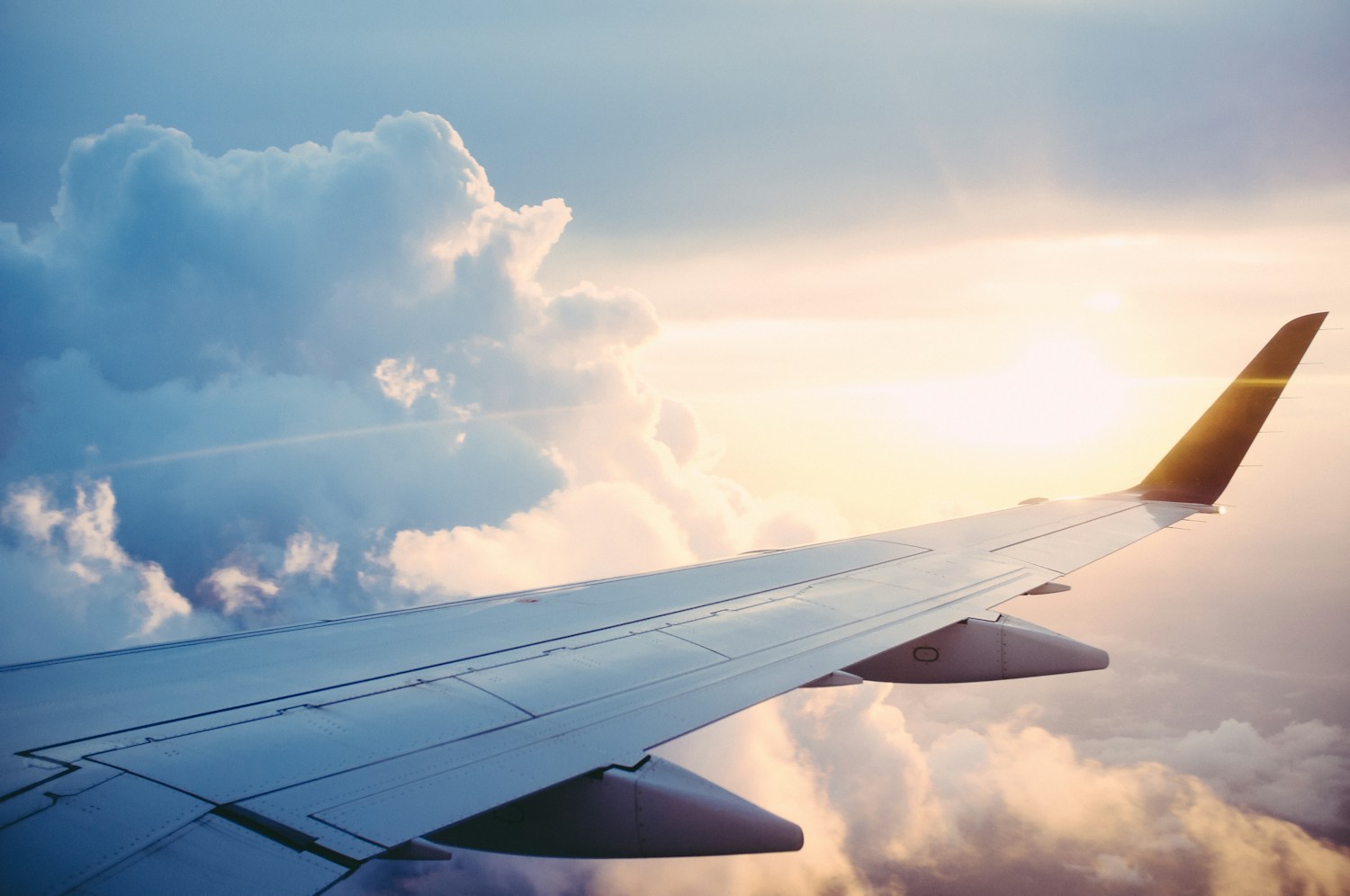 View from an aircraft; illustrative photograph