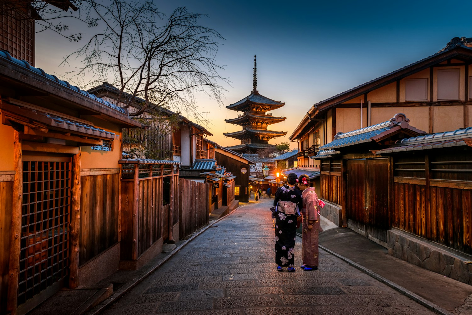 Traditional Japanese architecture; illustrative photograph
