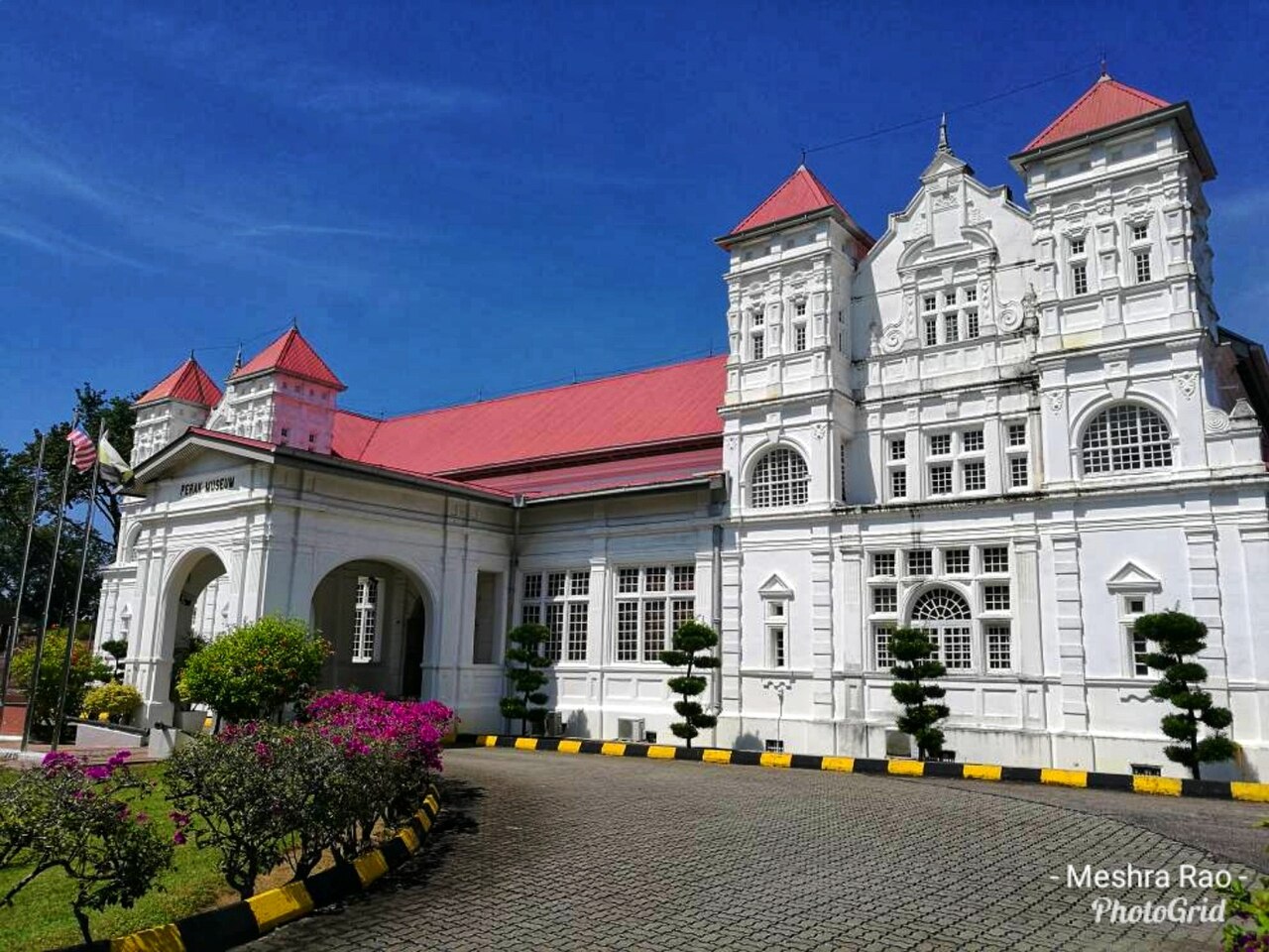 The white facade of Perak Museum in Taiping