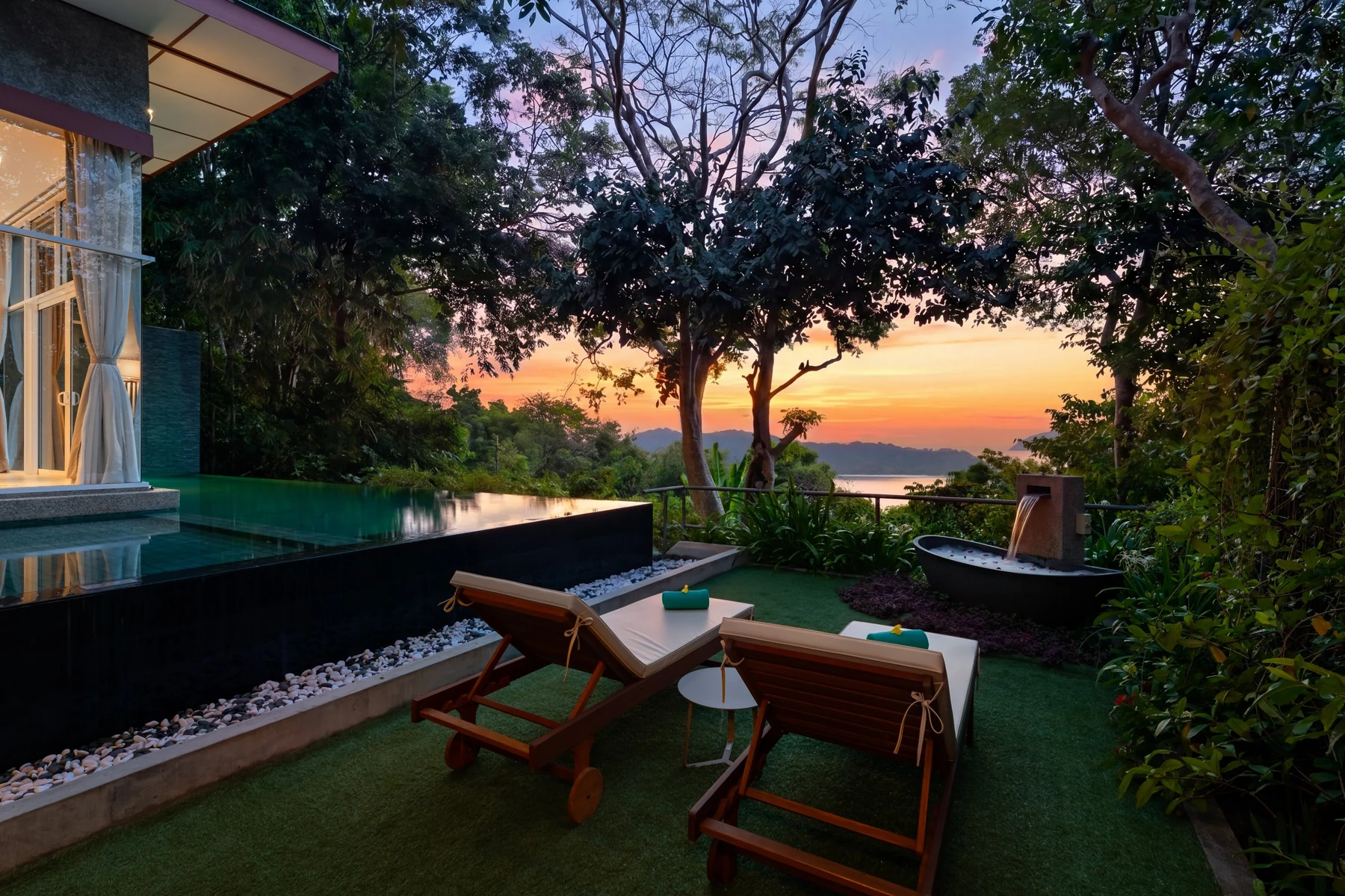 A Sunset One-Bedroom Pool Villa at Ambong.