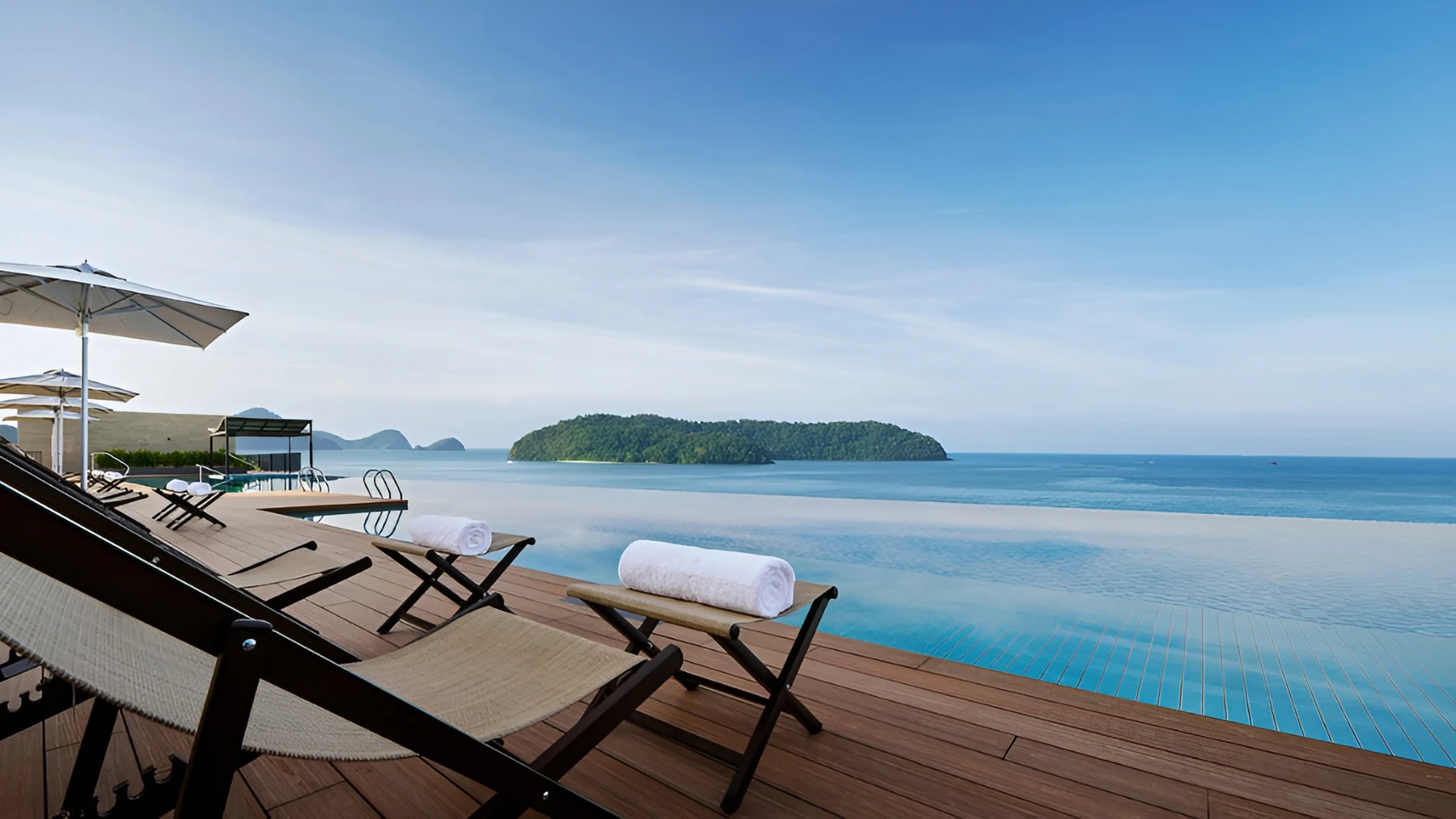 The Sky Pool overlooking the Andaman Sea.