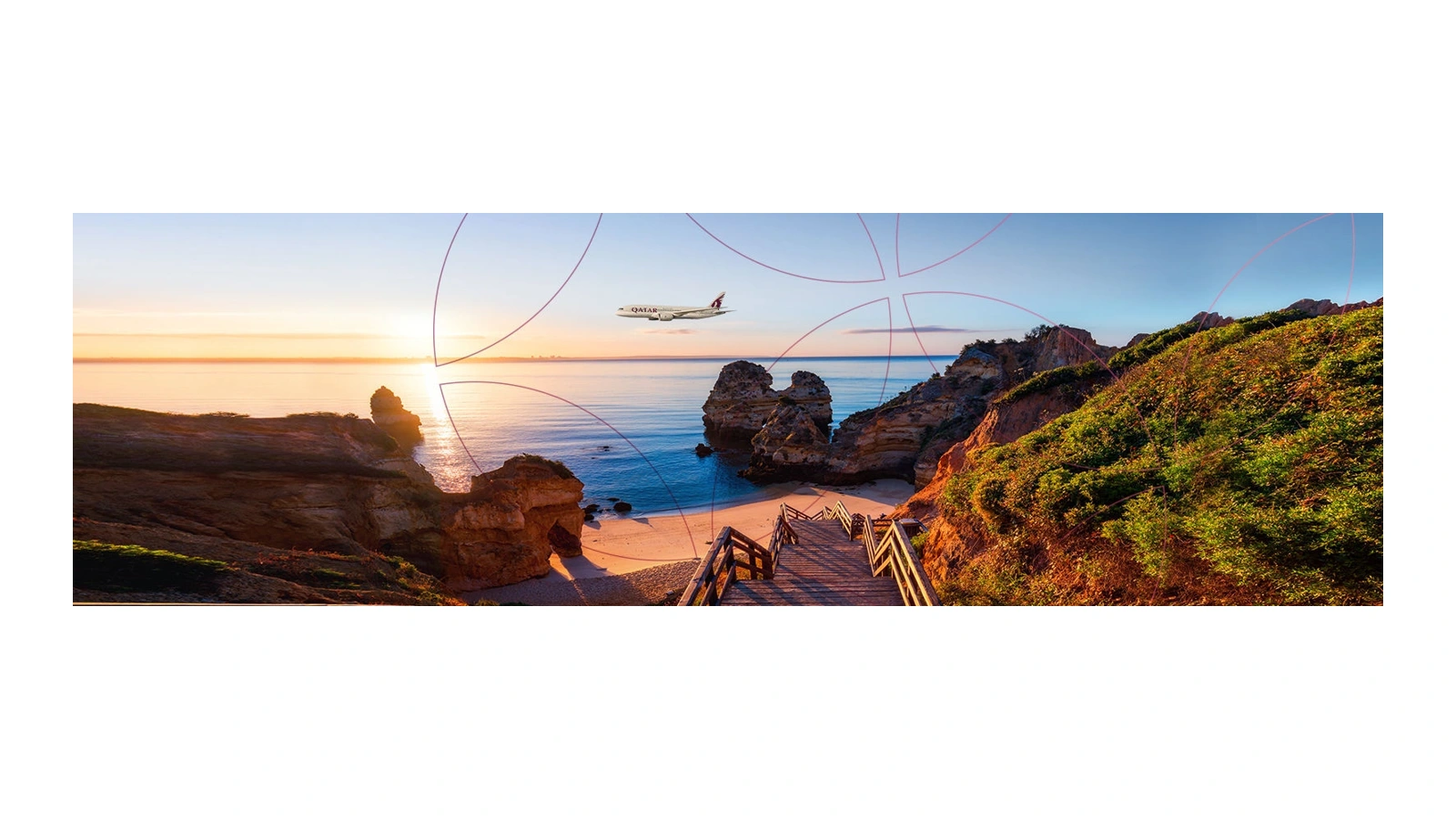 Qatar Airways official image from the October 2026 partner conversion campaign