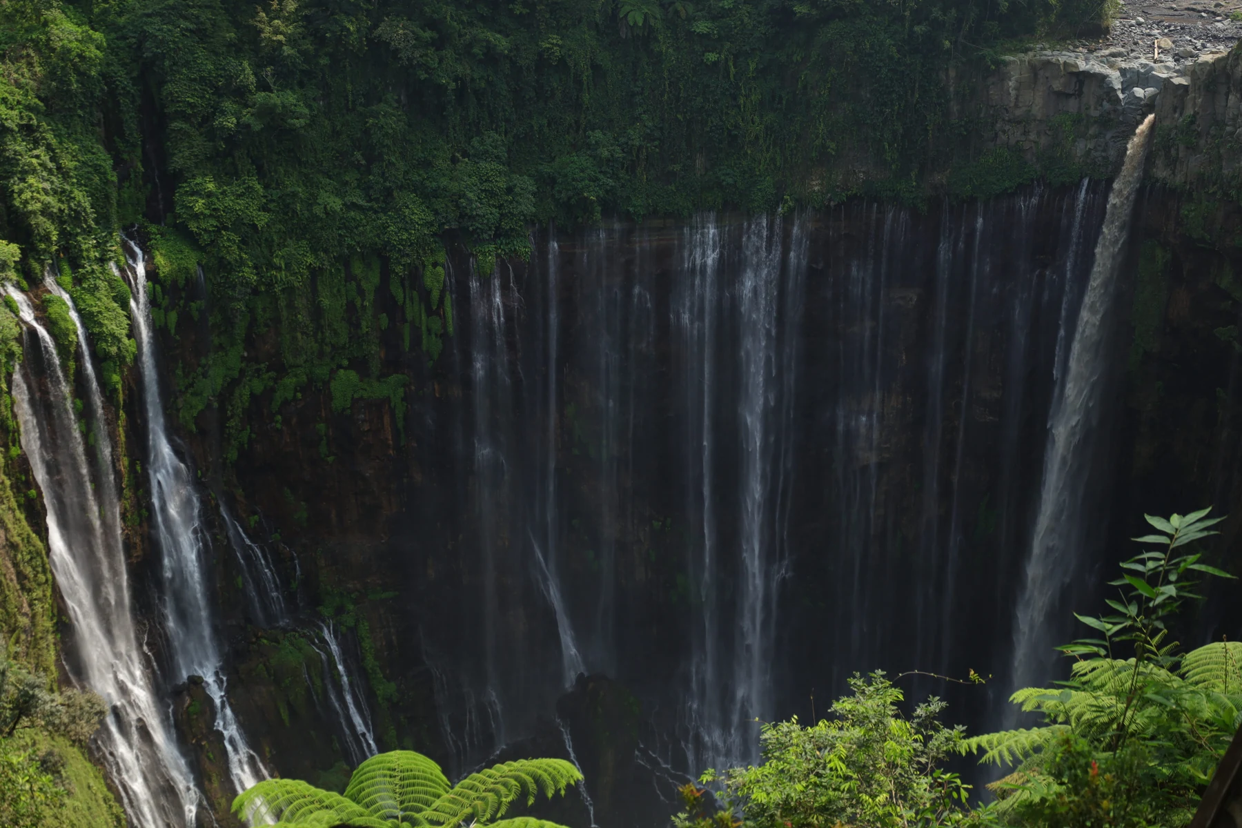 The Tumpak Sewu panorama from my trip.